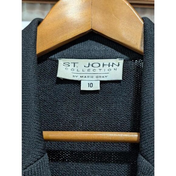 St. John Collection Women's Two-Piece Set - Blazer & Pleated Skirt Sz 10 - Picture 2 of 7